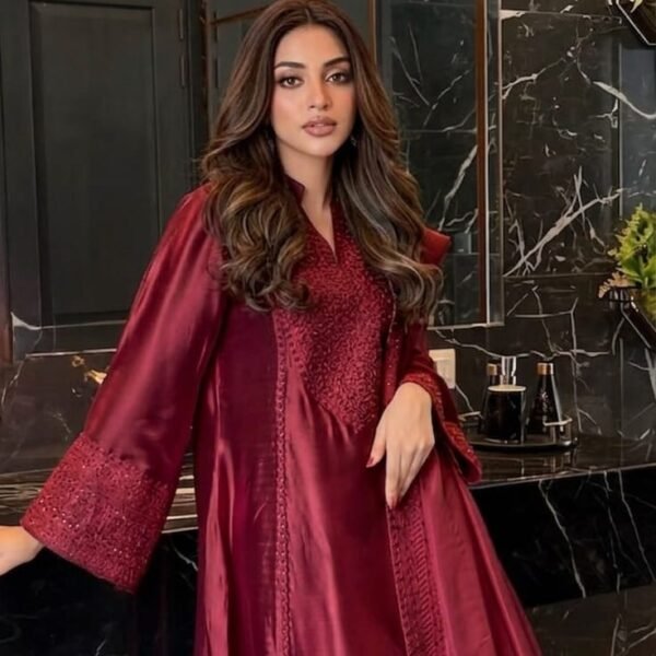 deep burgundy